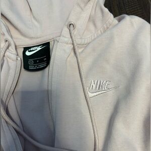 Light pink Mike zip up hoodie